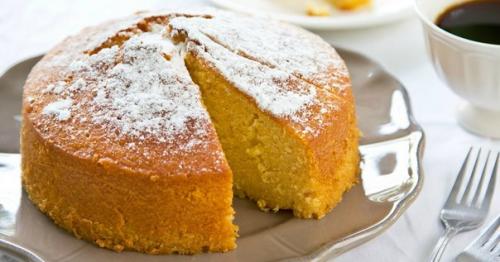 Постный апельсиновый кекс.

