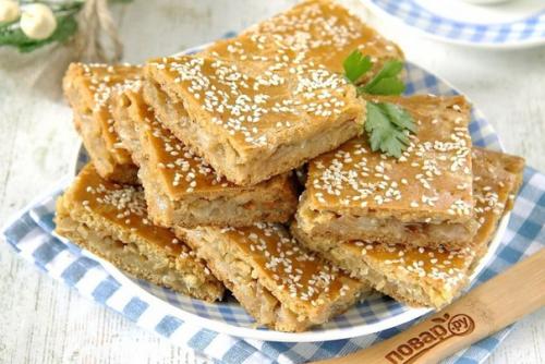 Пирог из свежей капусты в духовке. Пирог из свежей капусты в духовке.