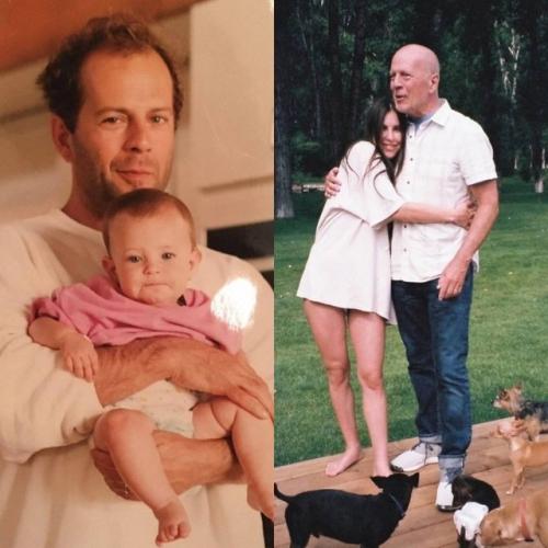 Дочь Брюса Уиллиса и Деми Мур, скаут, поделилась фотографиями из семейного архива. 01