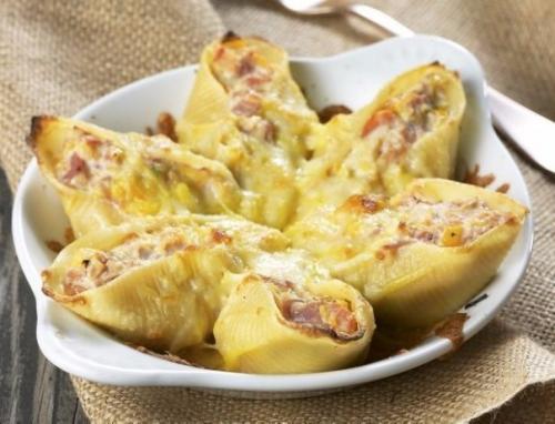 Жюльен в больших ракушках (конкильони.