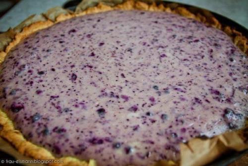 Черничный пирог с творогом? 06