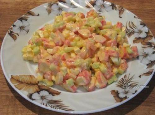 Салаты с крабовыми палочками. 01 Салаты с крабовыми палочками. 01