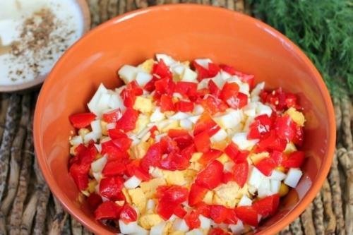 Салат Объедение.  Ингредиенты: 02