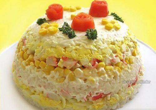 Салаты с крабовыми палочками. 04 Салаты с крабовыми палочками. 04