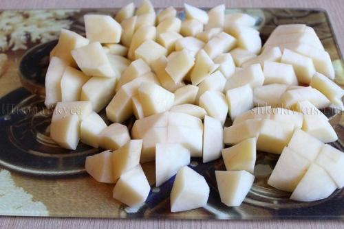 Овощное рагу с курицей. 03