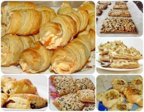 10 рецептов из слоёного теста. 01 10 рецептов из слоёного теста. 01