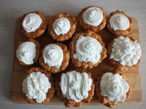 Корзиночки со взбитыми сливками. 02 Корзиночки со взбитыми сливками. 02