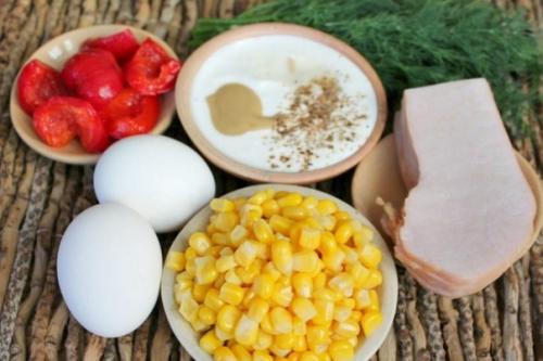 Салат Объедение.  Ингредиенты: 01