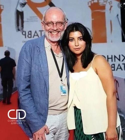 Александр Гордон и его супруга нозанин с разницей в возрасте 31 год.