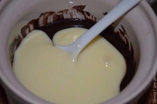 Шоколадный соус для блинов. 04 Шоколадный соус для блинов. 04