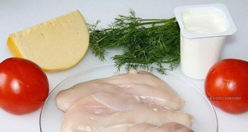 Куриная отбивная под сырной корочкой. 01 Куриная отбивная под сырной корочкой. 01