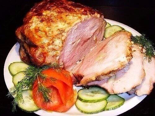 Домашняя буженина.  Самый лучший способ вкусное домашнее мясо приготовить. 02