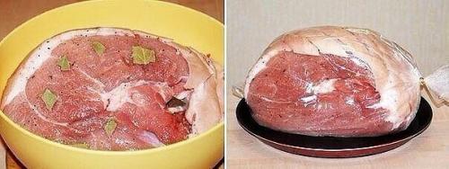 Домашняя буженина.  Самый лучший способ вкусное домашнее мясо приготовить. 01