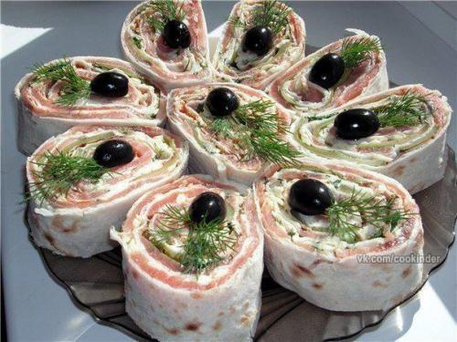 Топ - 13 закусок из лаваша. 02 Топ - 13 закусок из лаваша. 02