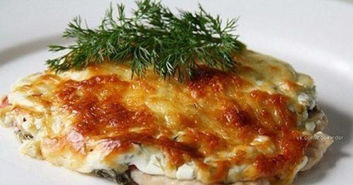 Куриная отбивная под сырной корочкой. 05 Куриная отбивная под сырной корочкой. 05