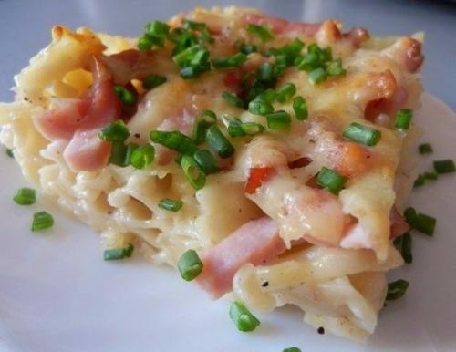 Макаронная запеканка 