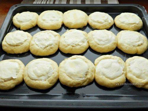 Домашние ватрушки с творогом. 04