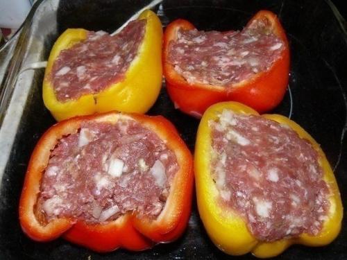 Перцы фаршированные.  Ингредиенты: 02