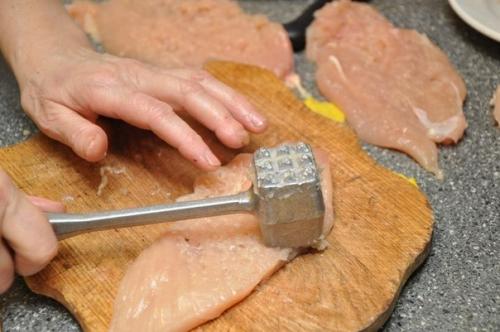 Куриные бомбочки с грибами. 02