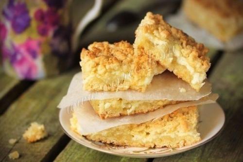 Тёртый пирог с творогом. Тёртый пирог с творогом.