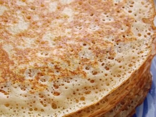 Тонкие ажурные блинчики с дырочками. 03