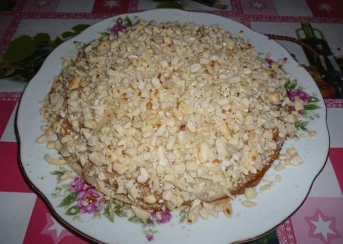 Торт из блинов с заварным кремом. 03