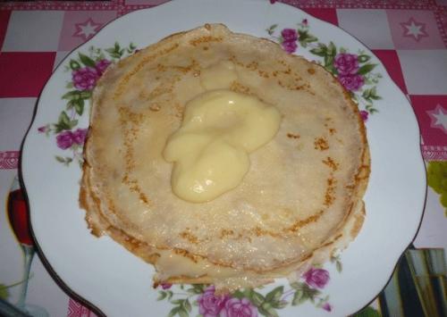 Торт из блинов с заварным кремом. 02