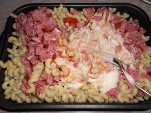 Мы готовим пикантные макароны в духовке. 06 Мы готовим пикантные макароны в духовке. 06