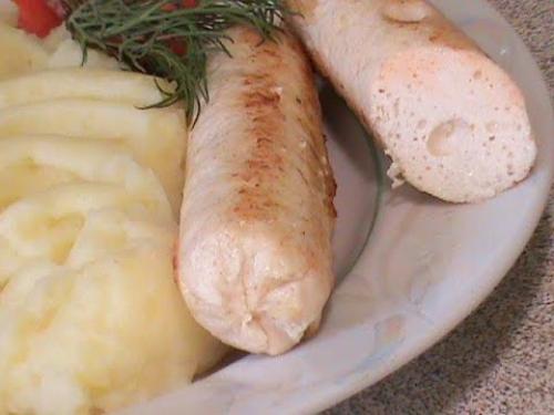 Домашние сосиски с курицей. Домашние сосиски с курицей.
