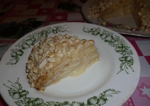 Торт из блинов с заварным кремом. 05