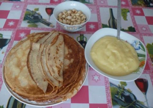 Торт из блинов с заварным кремом. 01