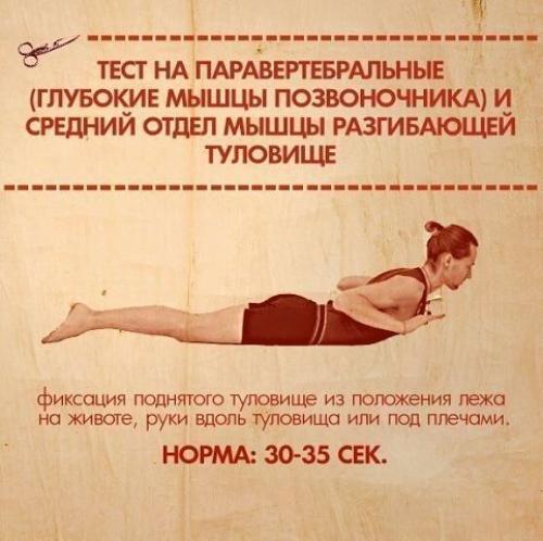 Тесты на функциональную слабость мышц. 04