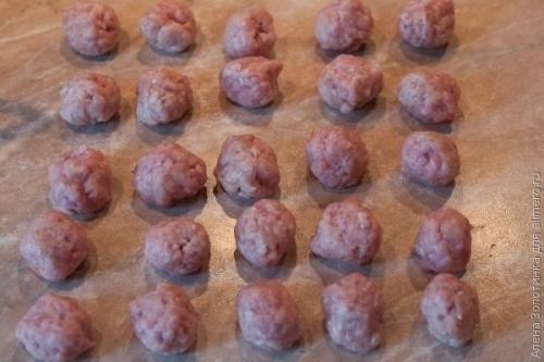 Сливочный суп с фрикадельками. 04 Сливочный суп с фрикадельками. 04