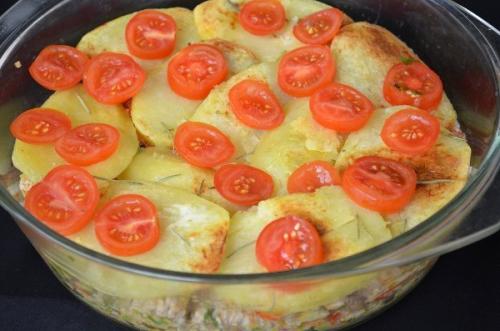 Запеканка с картофелем и фаршем. 08 Запеканка с картофелем и фаршем. 08