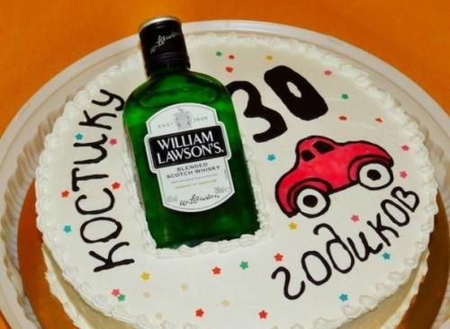 Креативный торт для мужчины.