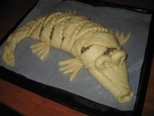 Мясной пирог Крокодил. 03 Мясной пирог Крокодил. 03