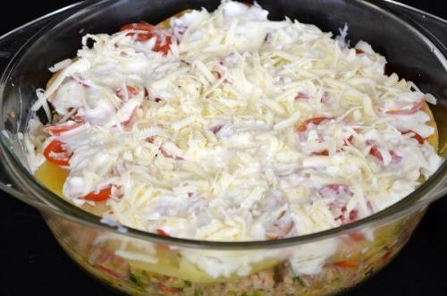 Запеканка с картофелем и фаршем. 09 Запеканка с картофелем и фаршем. 09