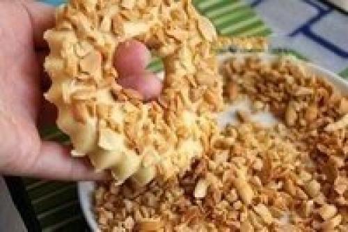 Песочные кольца с арахисом. 04