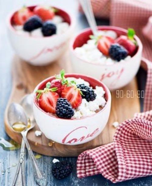 Вкусный творожок с пользой для фигуры.
