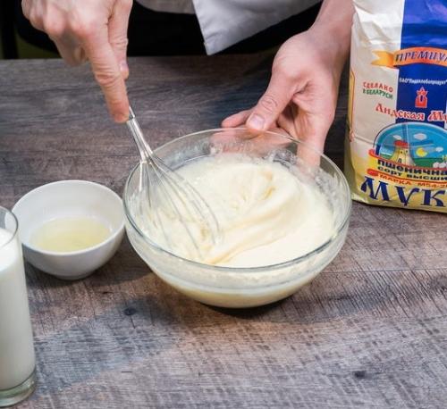 Тонкие блинчики. Ингредиенты: 03 Тонкие блинчики. Ингредиенты: 03