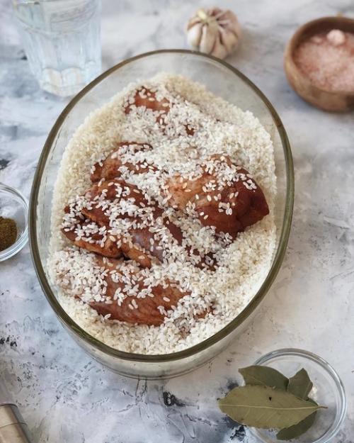 А-ля плов.  Ингpeдиeнты: 03