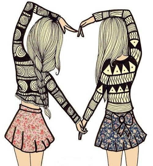 Лучшая подруга - это когда ….