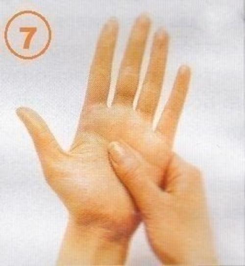 Точки на руках для быстрого выздоровления. 06