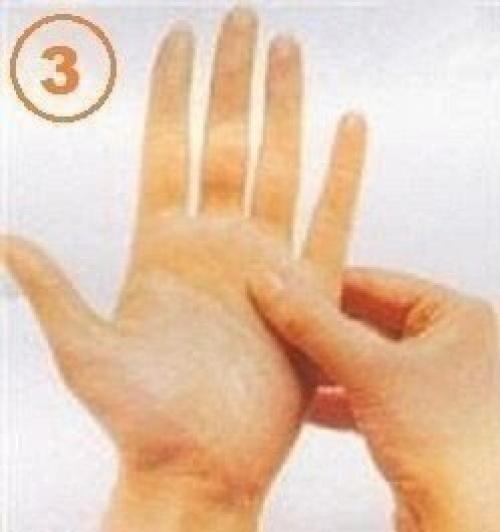 Точки на руках для быстрого выздоровления. 02