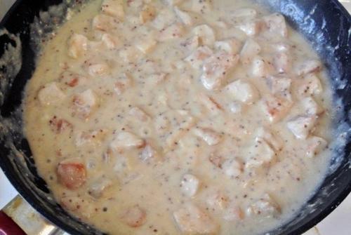 Курица в сметано - горчичном соусе. 05 Курица в сметано - горчичном соусе. 05