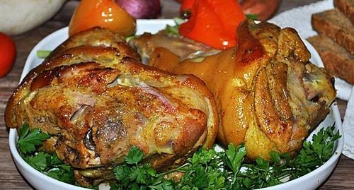 Сочная рулька, запеченная в горчице. 01 Сочная рулька, запеченная в горчице. 01