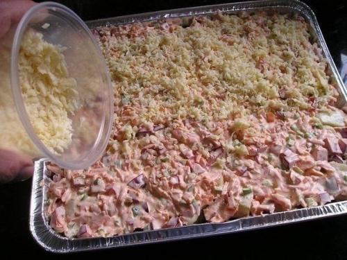 Мясо запеченное с консервированными грибами. 04 Мясо запеченное с консервированными грибами. 04