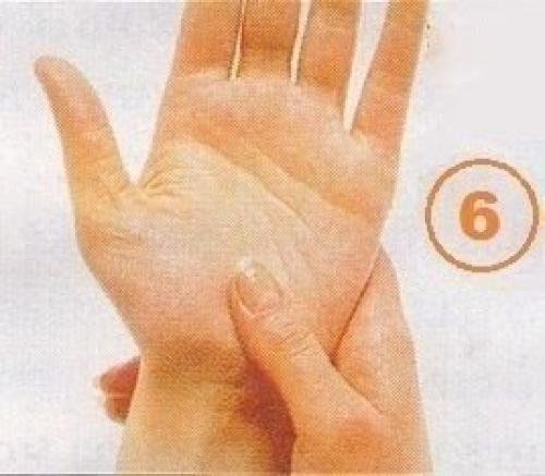 Точки на руках для быстрого выздоровления. 05
