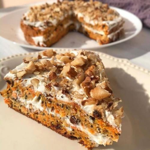 МОРКОВНЫИ Тортик. Ингредиенты на корж: