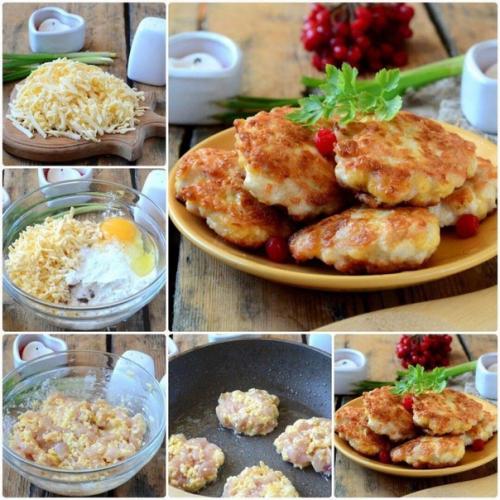 Нежнейшие шницели из куриного Филе с сыром.